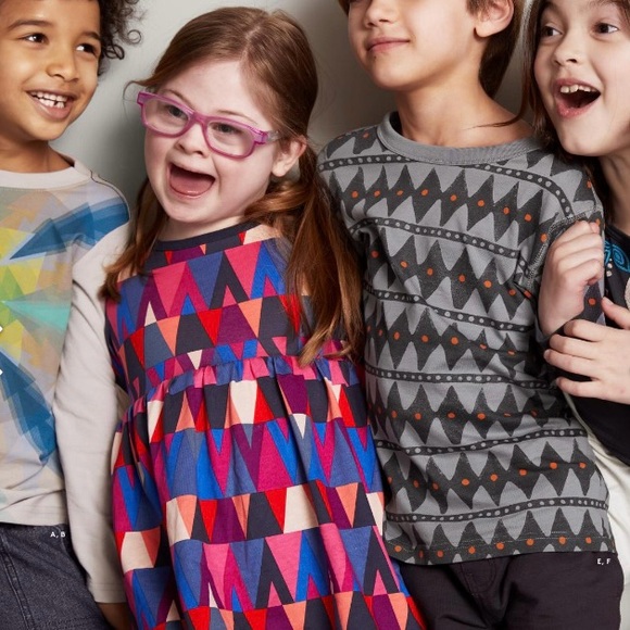 Tea Collection Geometric Layered Dress size 6 - Picture 9 of 9